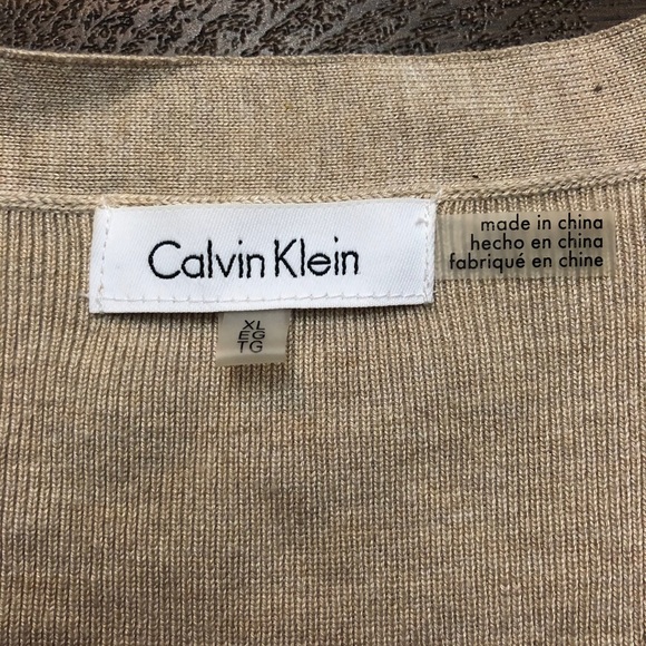 CK faux suede cardigan - Picture 3 of 4